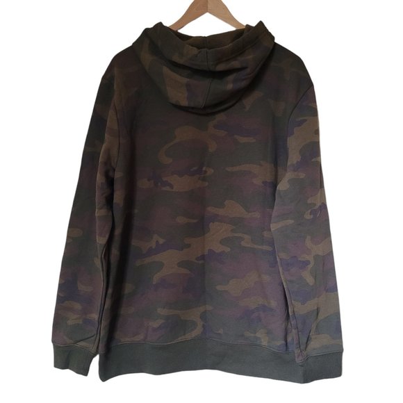 GAP ~ MENS SIZE LARGE ~ GREEN CAMO GAP LOGO HOODIE HOODED SWEATSHIRT NEW! - Picture 4 of 4
